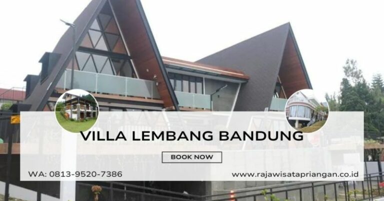 sewa villa lembang bandung